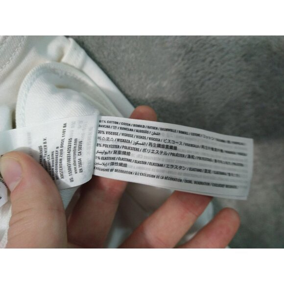 Abercrombie Fitch Jeans Women 4 White Harper Low Rise Super Skinny Distressed - Picture 8 of 9